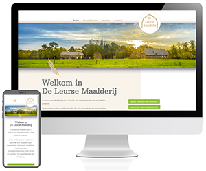 Website laten maken door professionele webbouwer in Wijchen? De Leurse Maalderij in Leur ging jou voor!