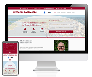 Website laten maken door professionele webbouwer in Wijchen? Leenaers Makelaardij in Nijmegen ging jou voor!
