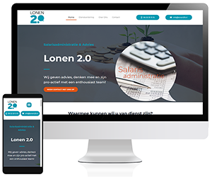 Website laten maken door professionele webbouwer in Wijchen? Salarisadministratie Lonen 2.0 in Nijmegen ging jou voor!