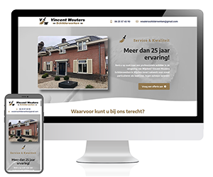 Website laten maken door professionele webbouwer in Wijchen? Schildersbedrijf Vincent Wouters in Wijchen ging jou voor!