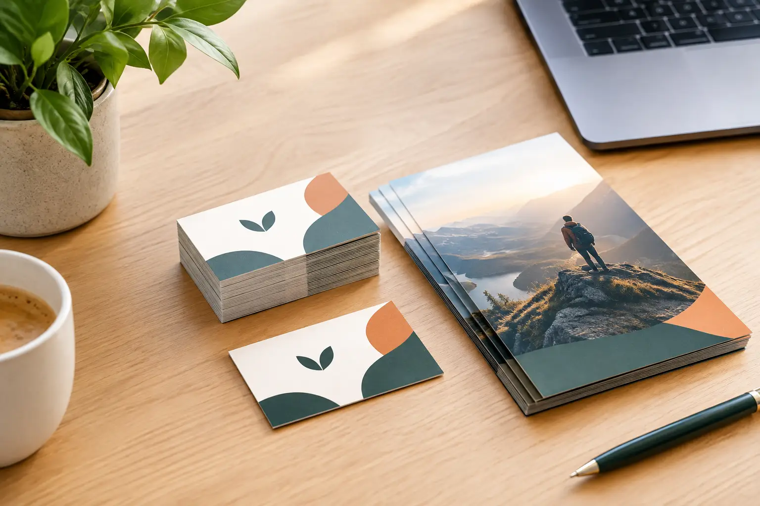 Visitekaartjes en flyers ontwerpen voor impact